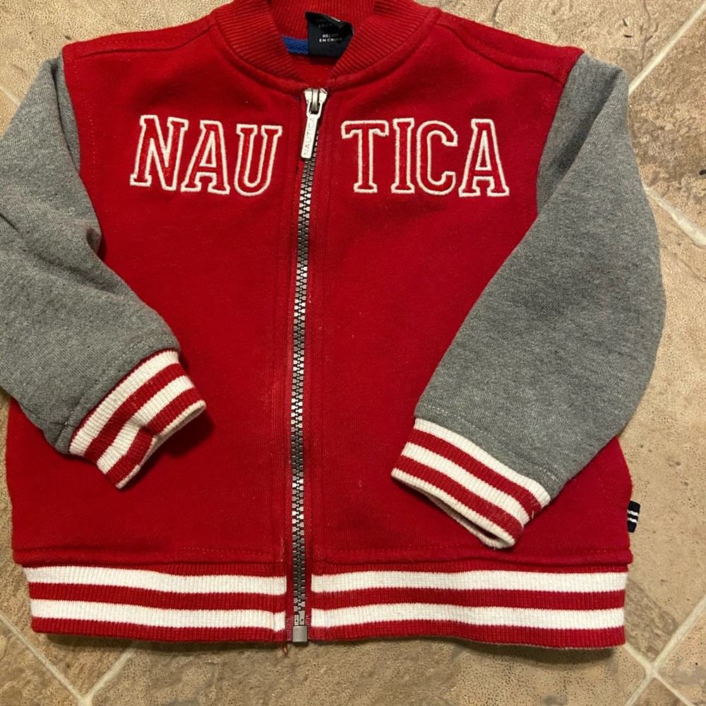 Boys Zip-Up Nautica Jacket w Pockets (12m)